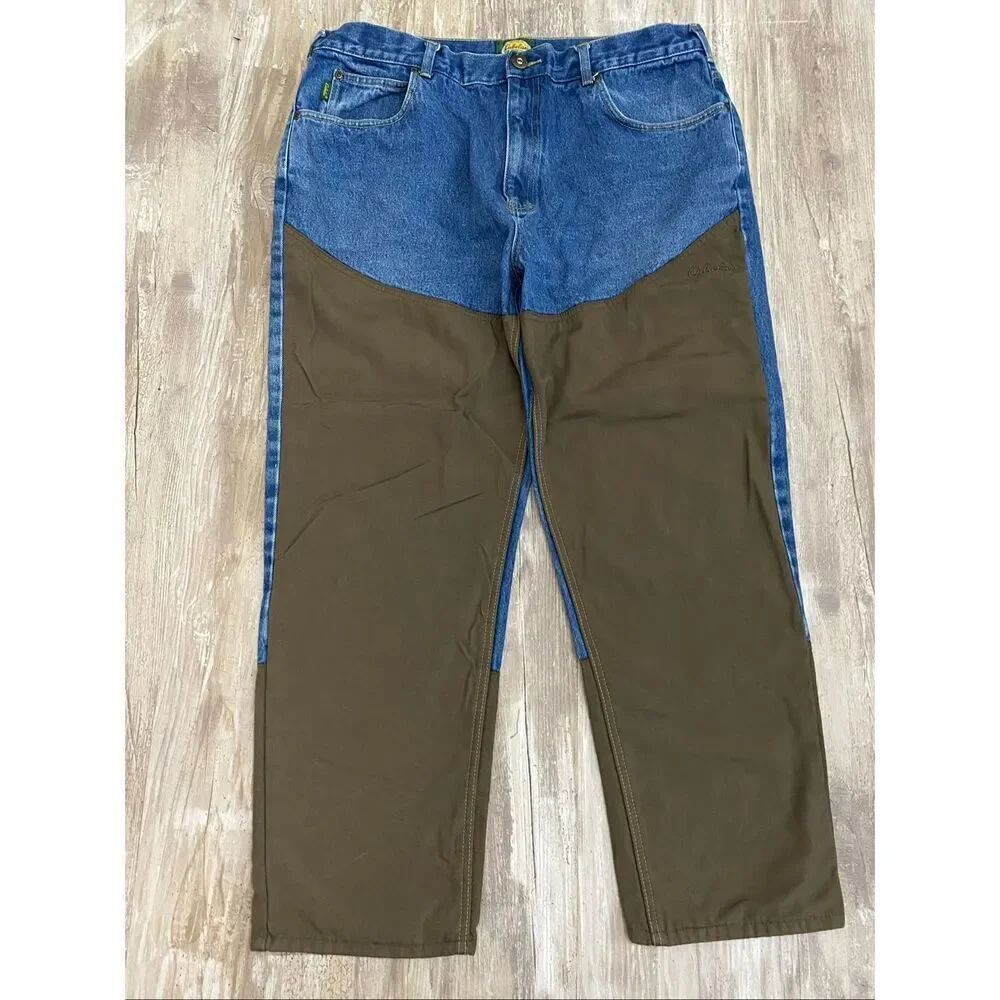 Cabela's Jeans Brush Guard Roughneck Outdoor Hunting Men's Size 40x30 - Picture 1 of 8